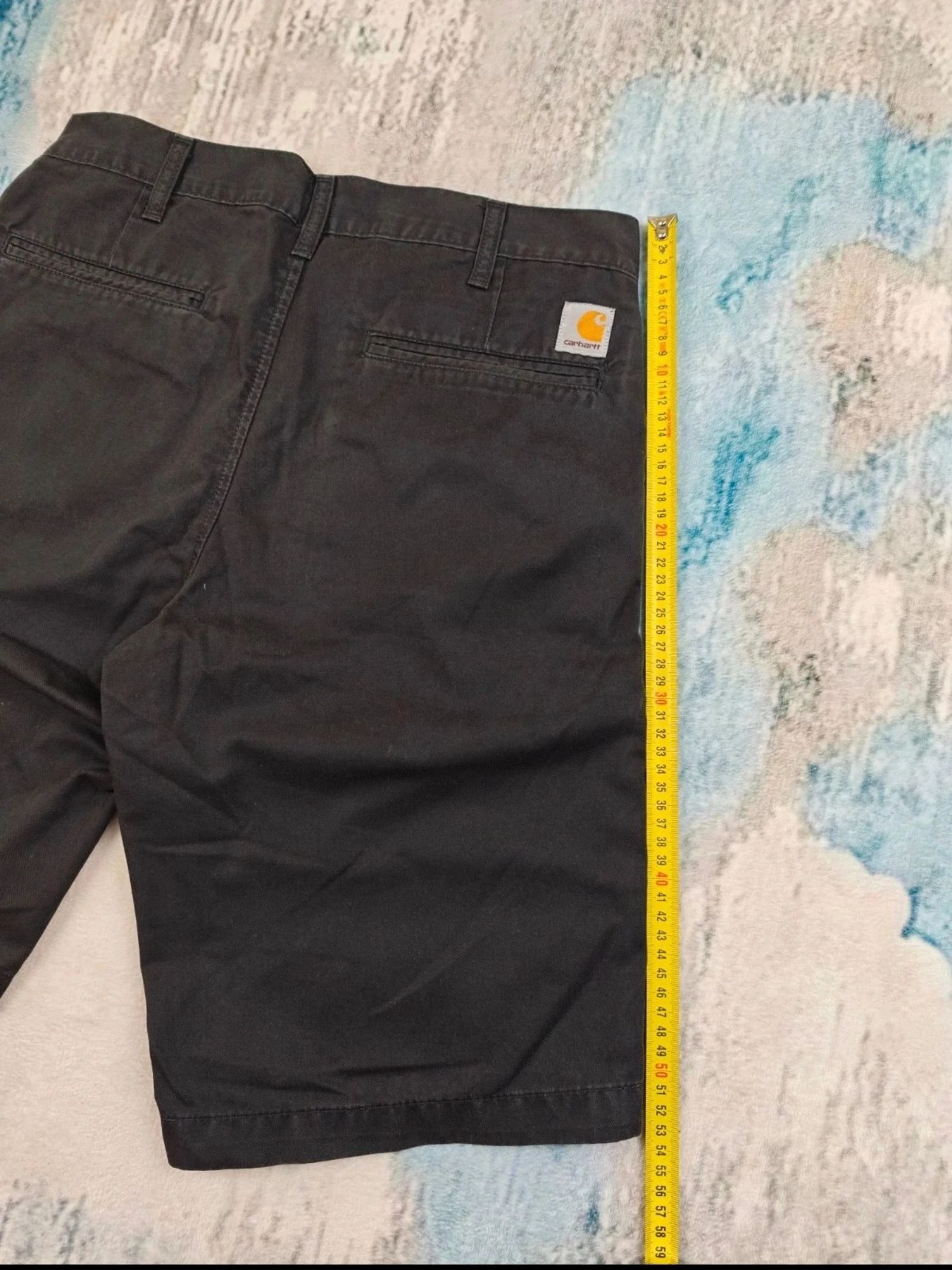 Carhartt Bermuda Chino Masculina Workwear Streetwear Preta Tamanho M – photo 7